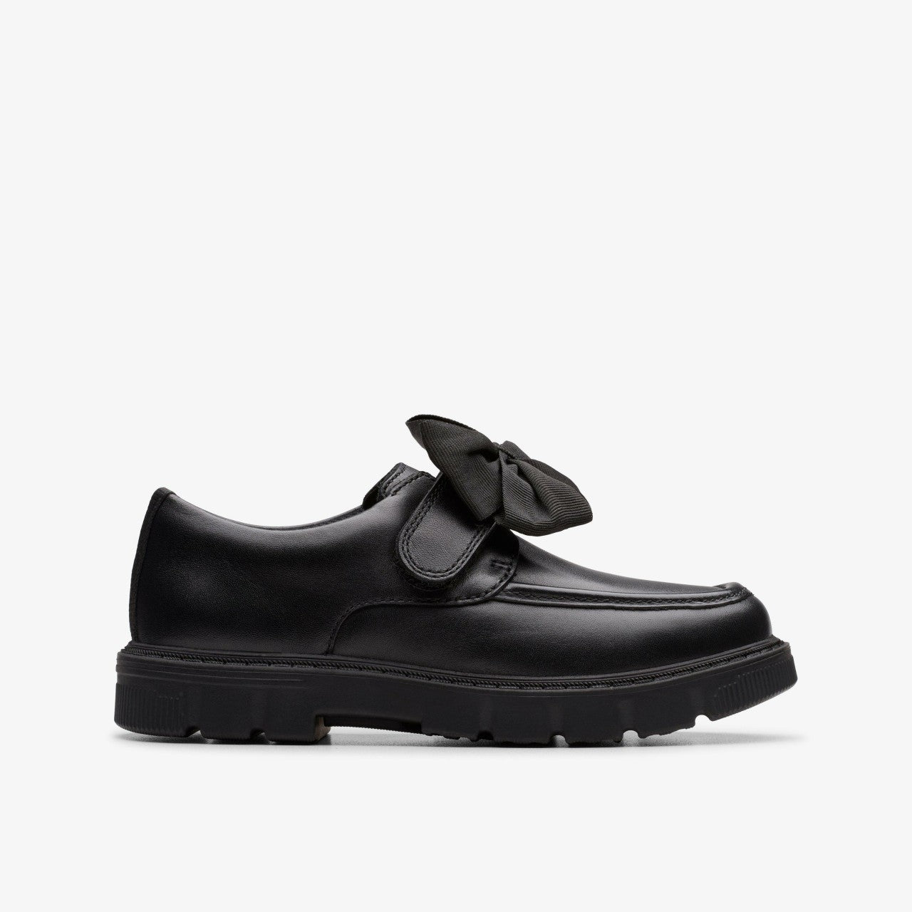 Kids Lorcam Bow Kid Black Leather