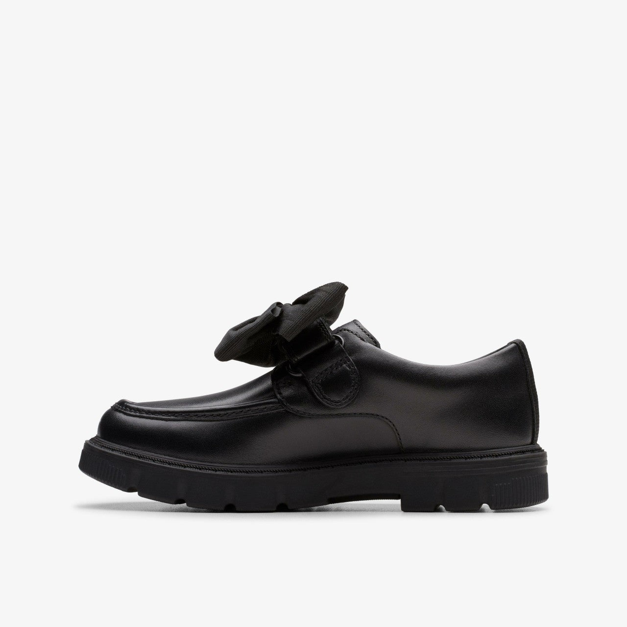 Kids Lorcam Bow Kid Black Leather