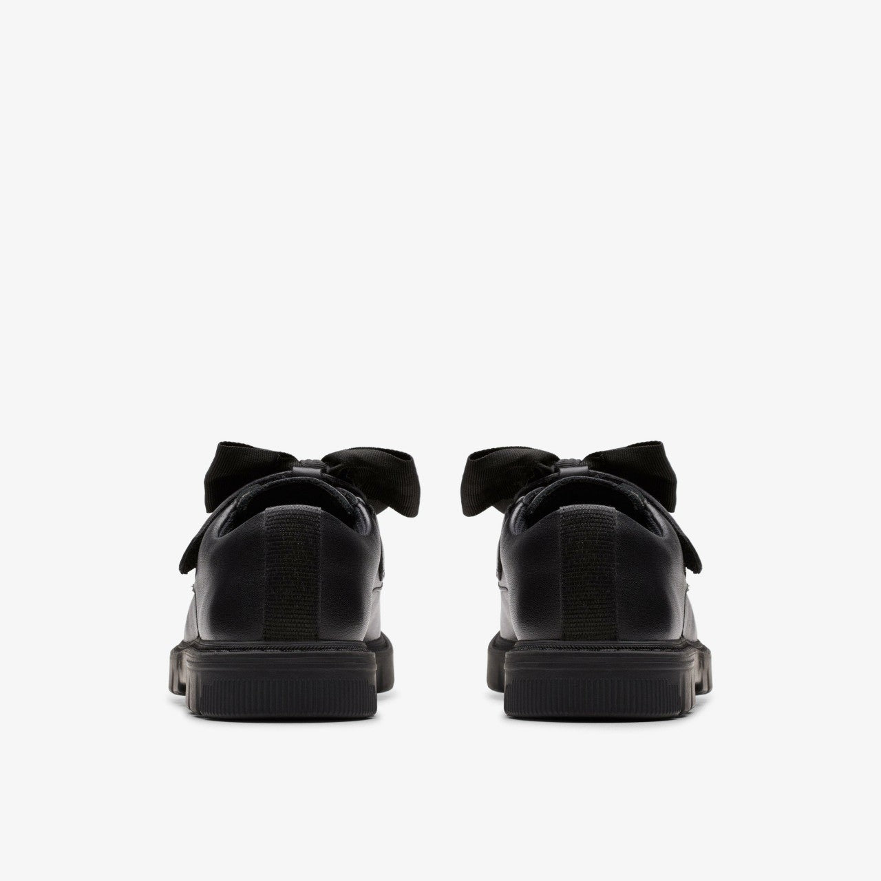 Kids Lorcam Bow Kid Black Leather