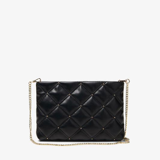 Women Dress Pouch Black Quilted