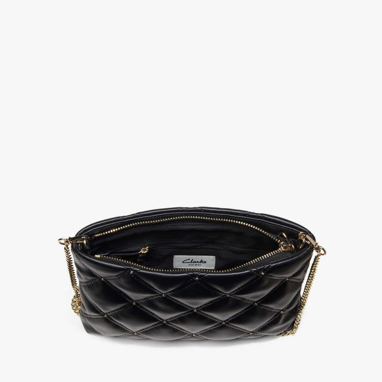 Women Dress Pouch Black Quilted