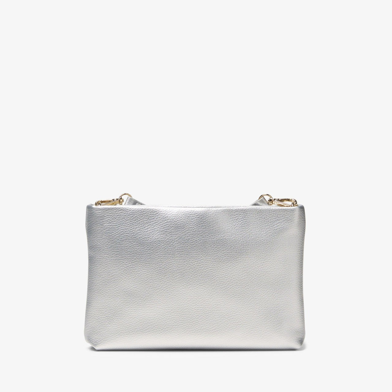 Women Pouch Bag Silver