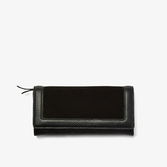 Women Casual Purse Black Suede