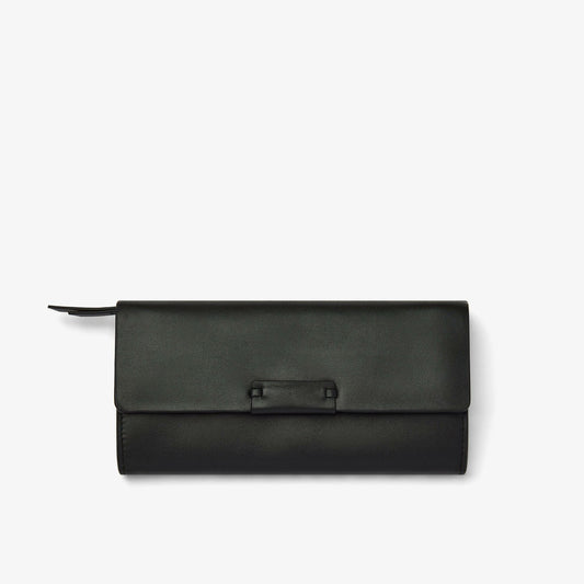 Women Dress Purse Black Leather