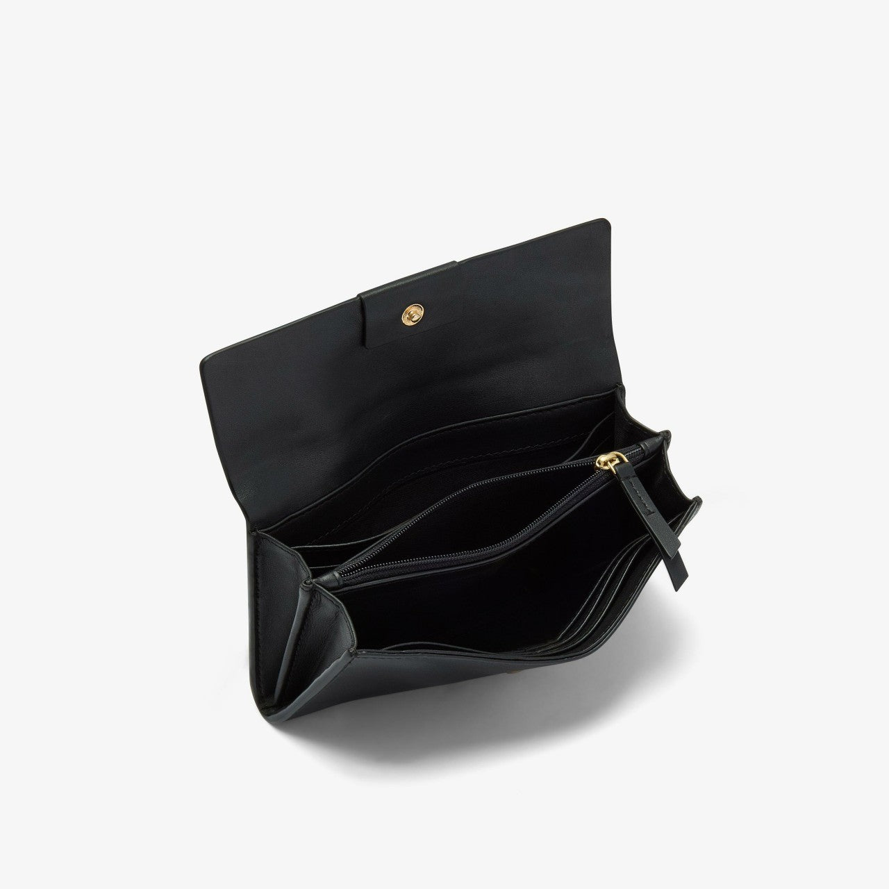 Women Dress Purse Black Leather