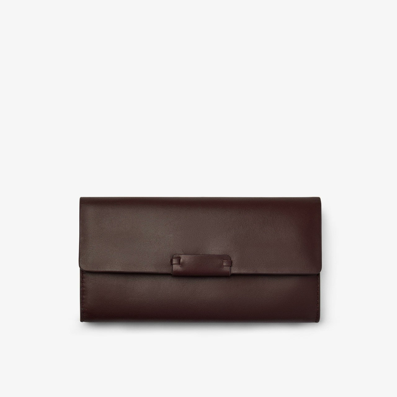 Women Dress Purse Burgundy Leather