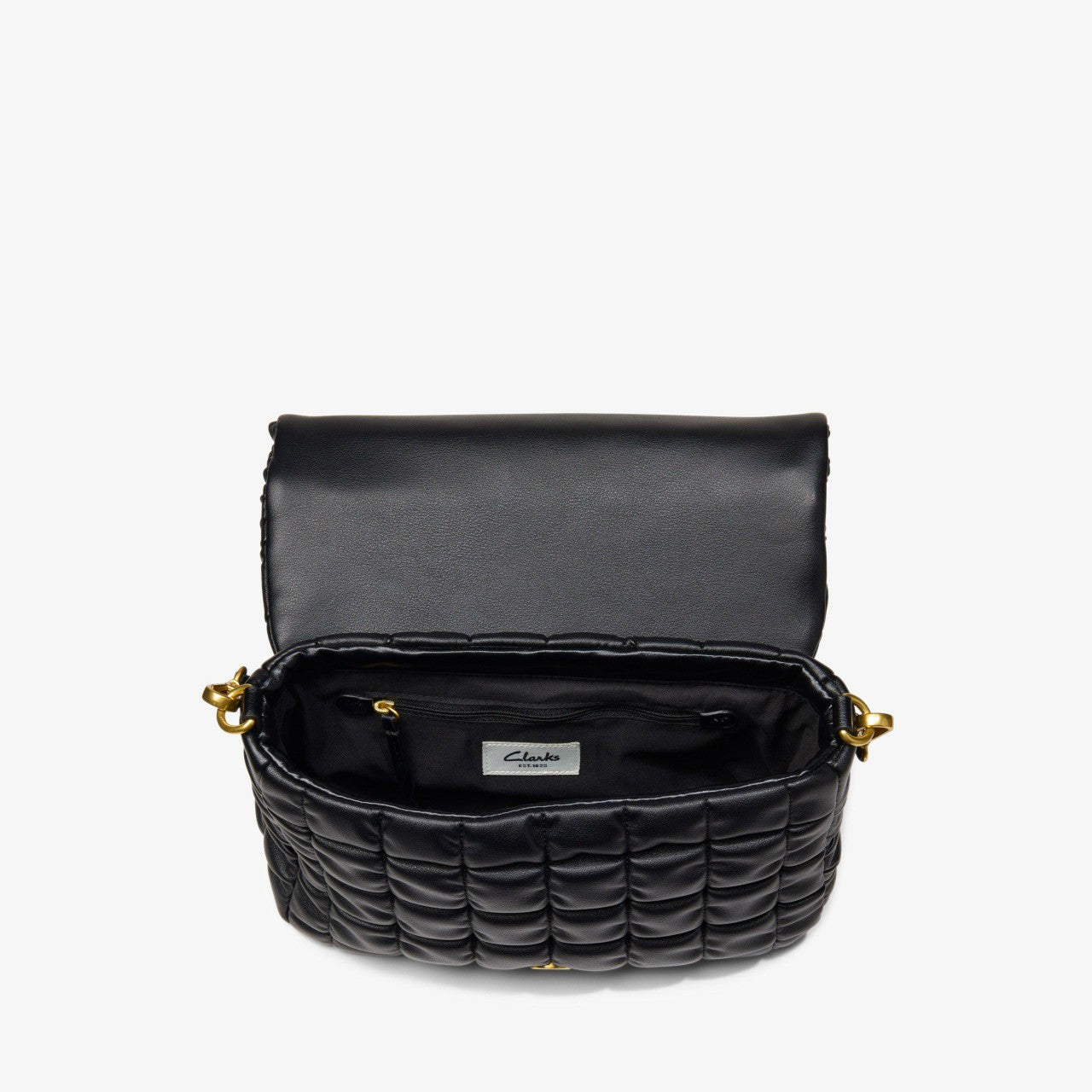 Women Quilted Cross Black