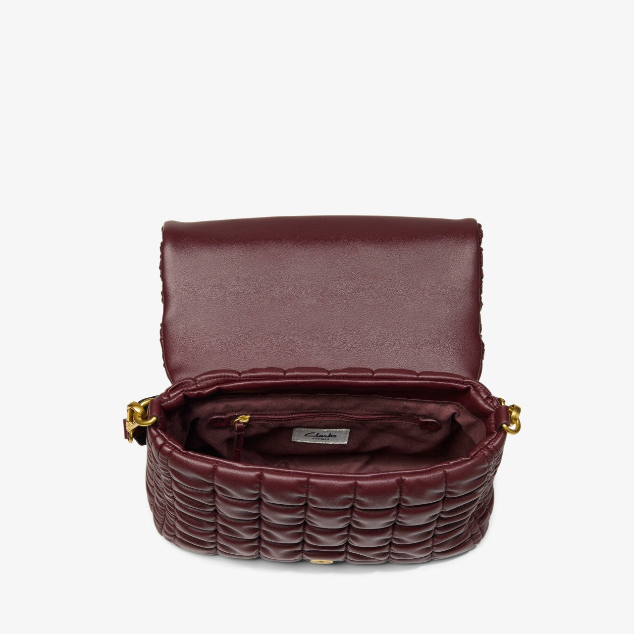 Women Quilted Cross Burgundy