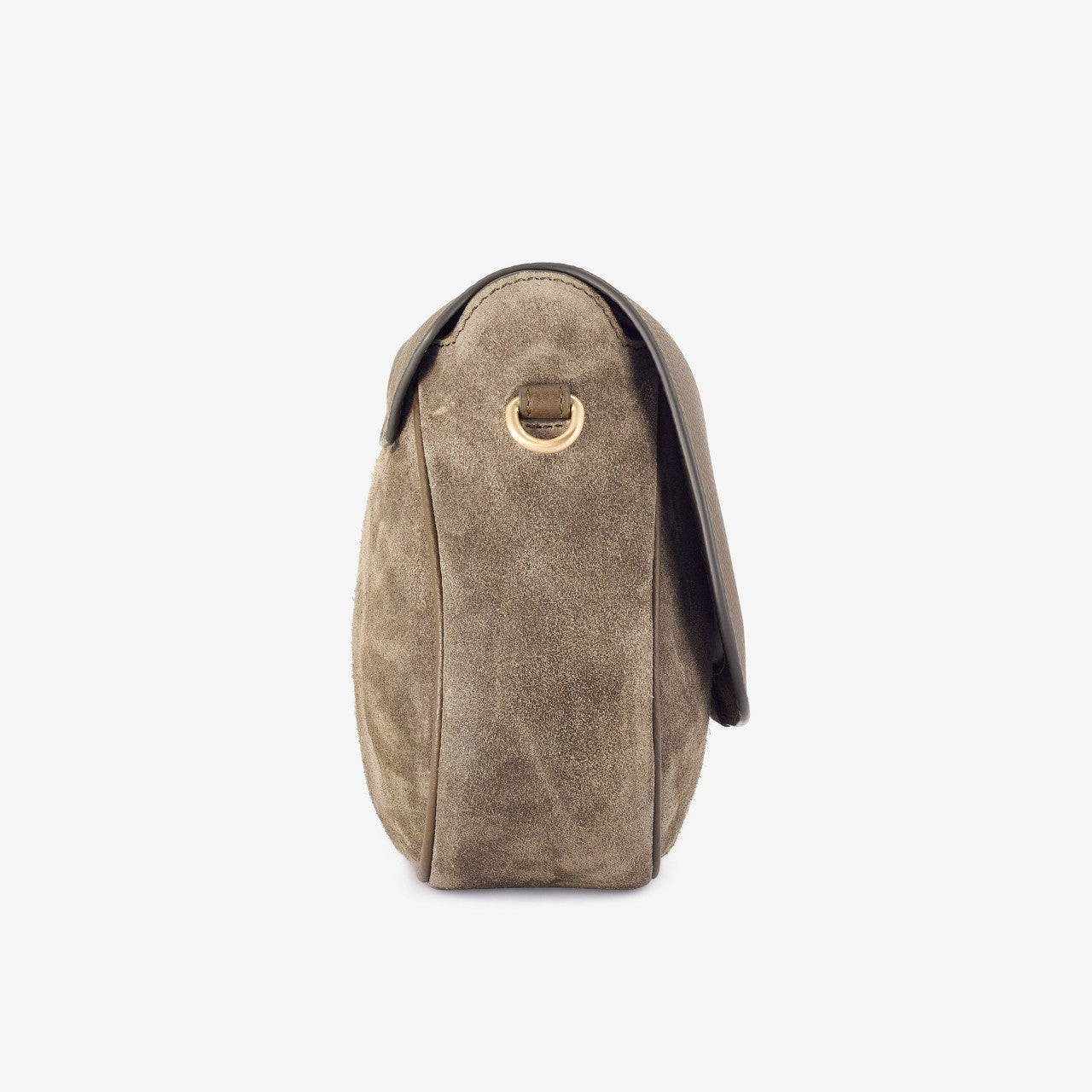Women Utility Saddle Olive Suede