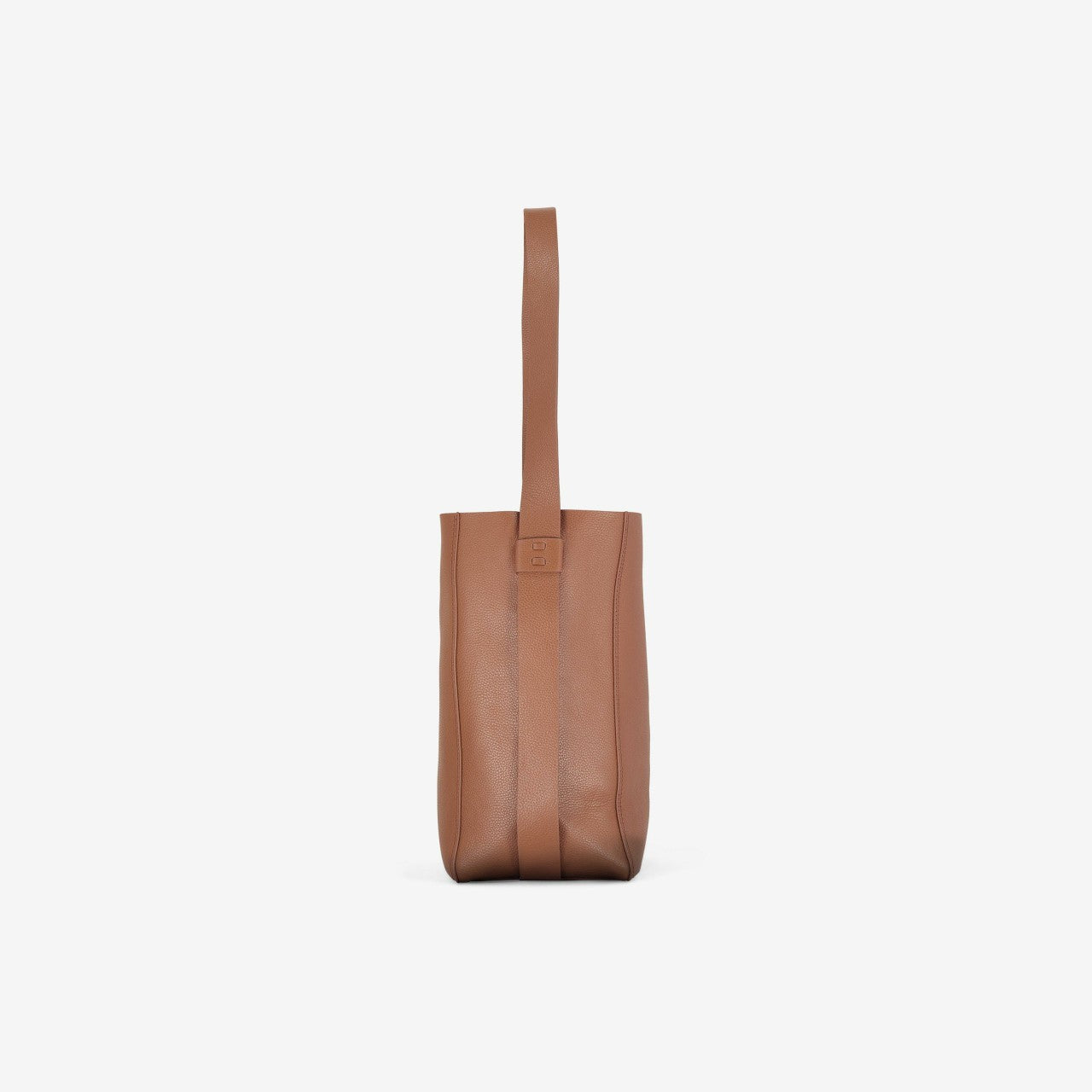 Women Bucket Tote Tan Leather