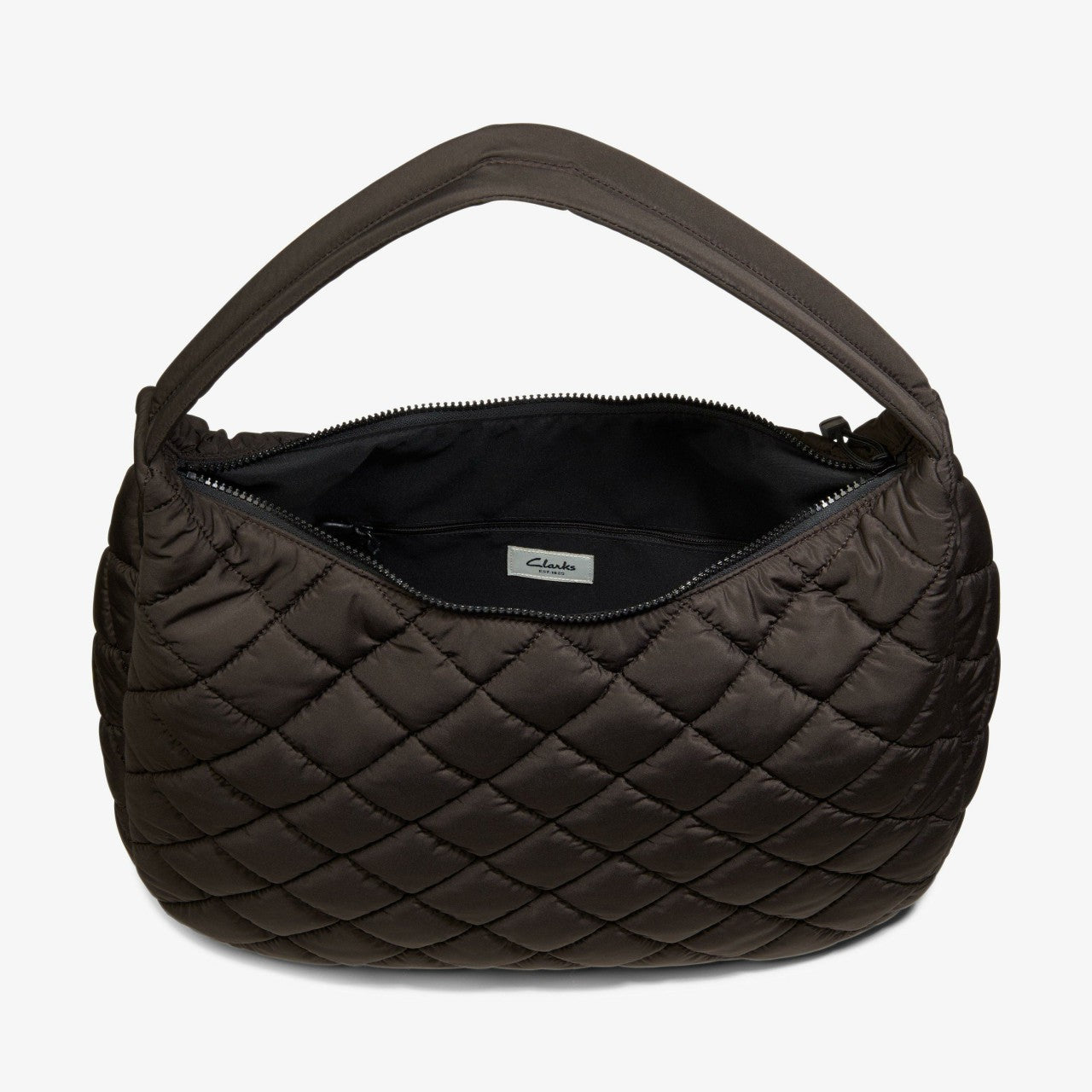 Women Quilted Tote Dark Brown
