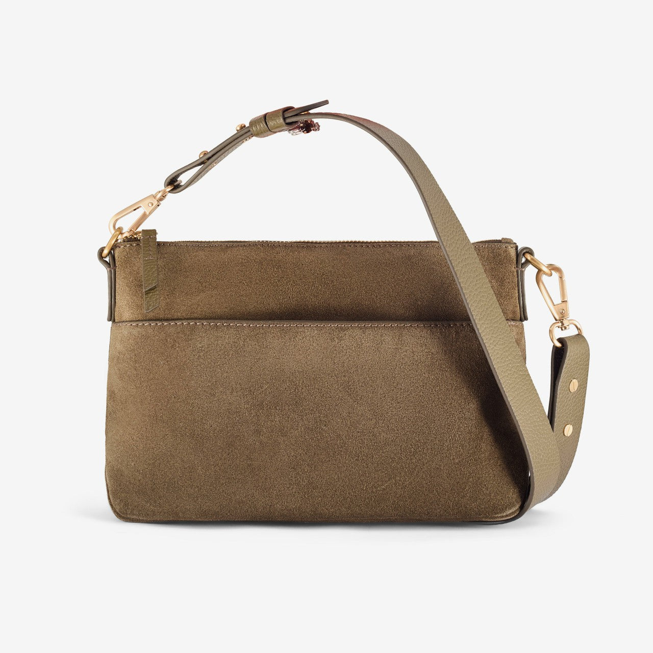 Women Willow Cross Olive Suede