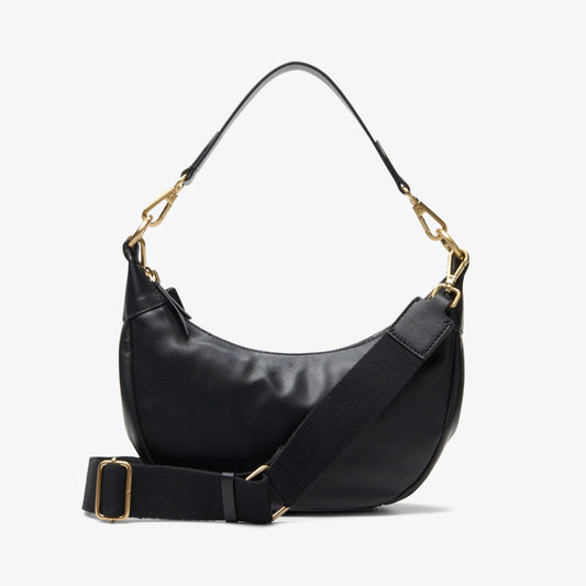 Women Willow Moon Mini Black Leather