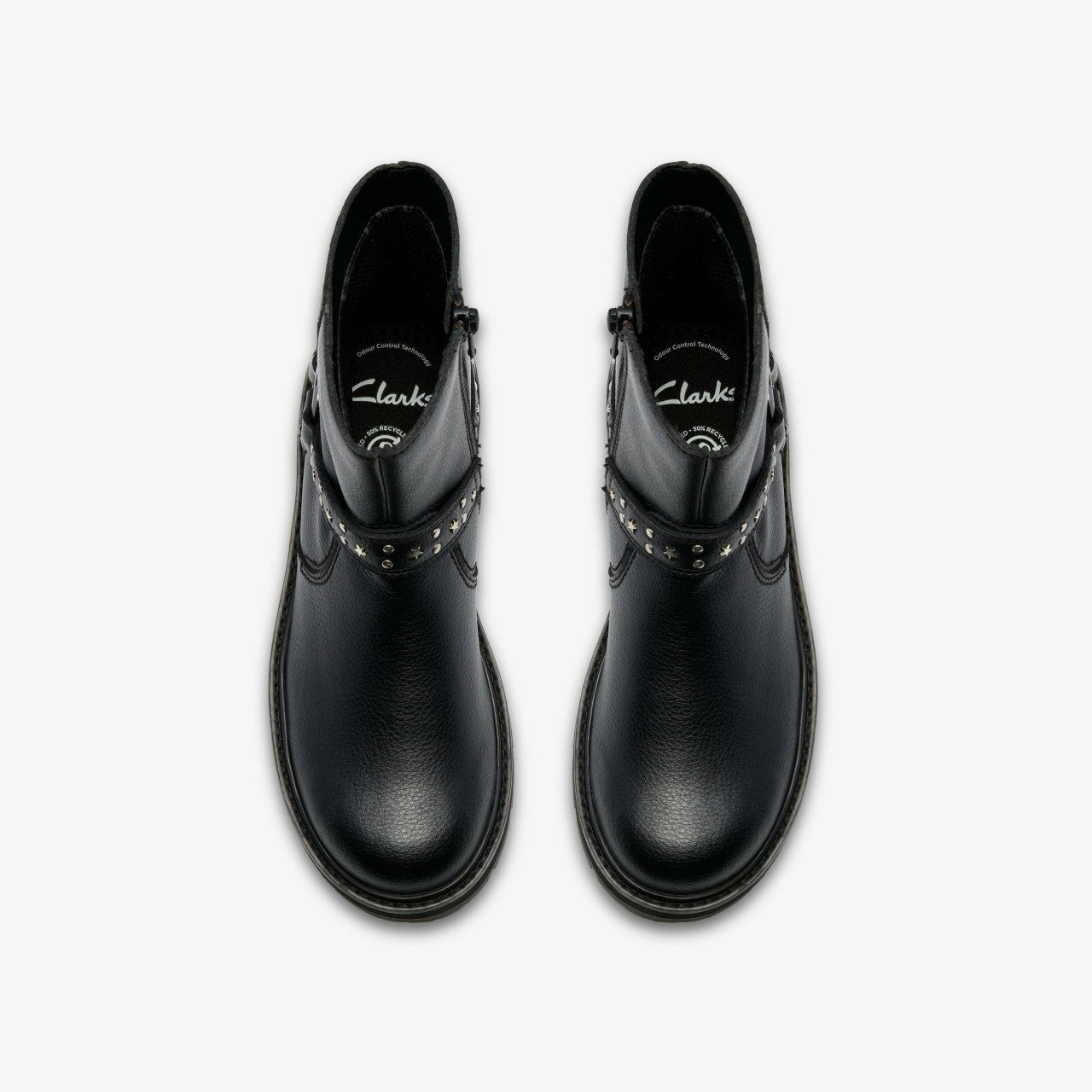 Kids Prague Shine Kid Black Leather