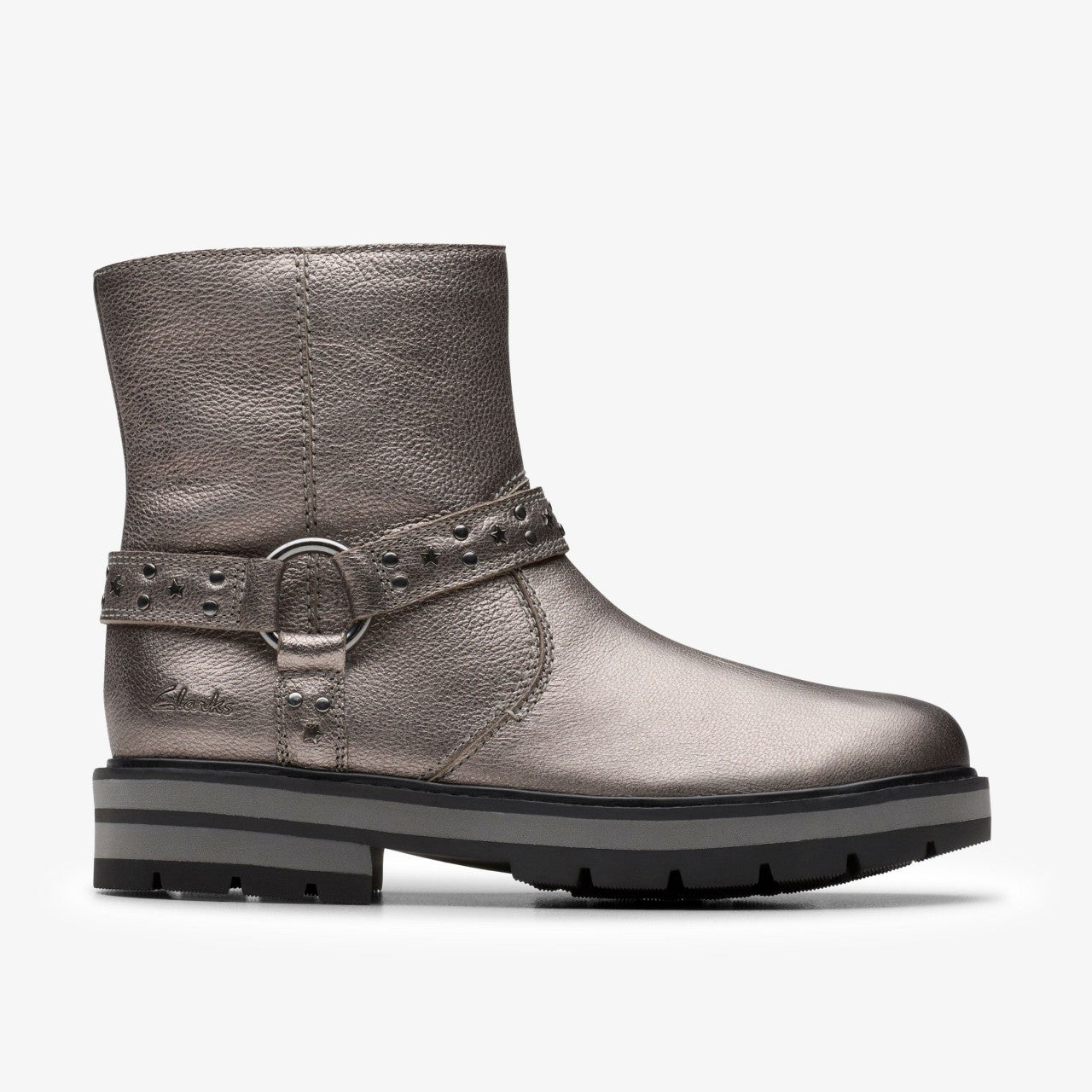 Kids Prague Shine Kid Pewter Metallic