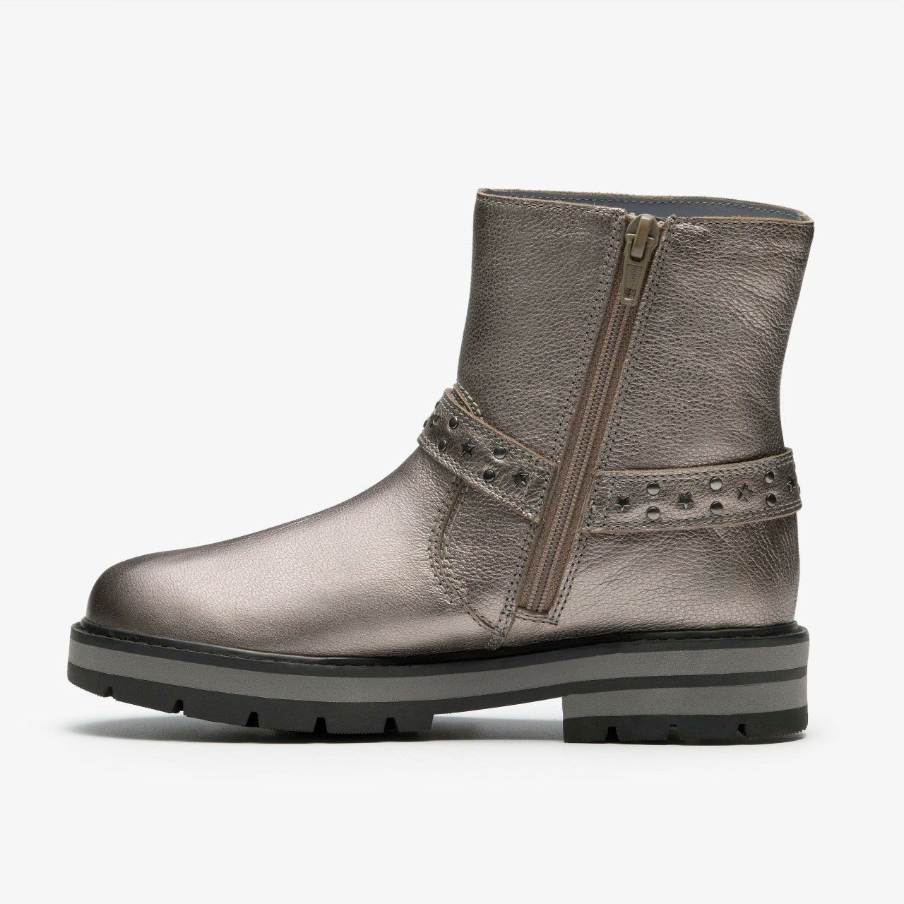 Kids Prague Shine Kid Pewter Metallic
