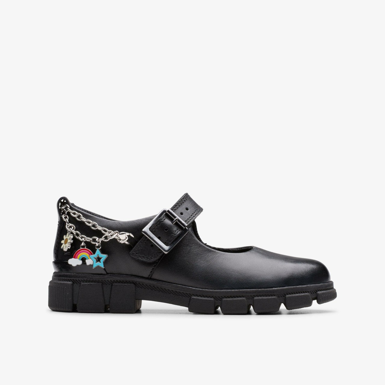 Kids Evyn Pure Kid Black Leather