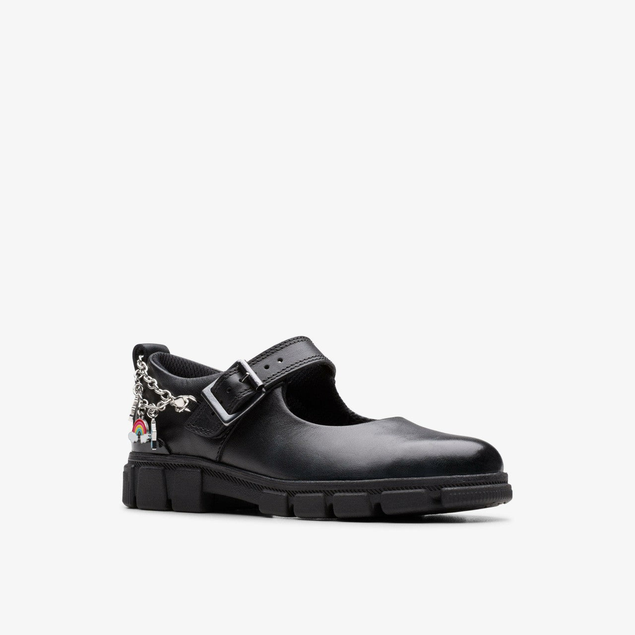 Kids Evyn Pure Kid Black Leather