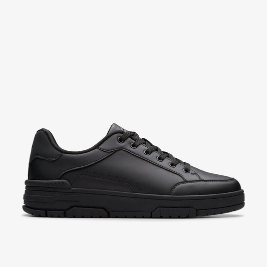 Men Check Lace Black