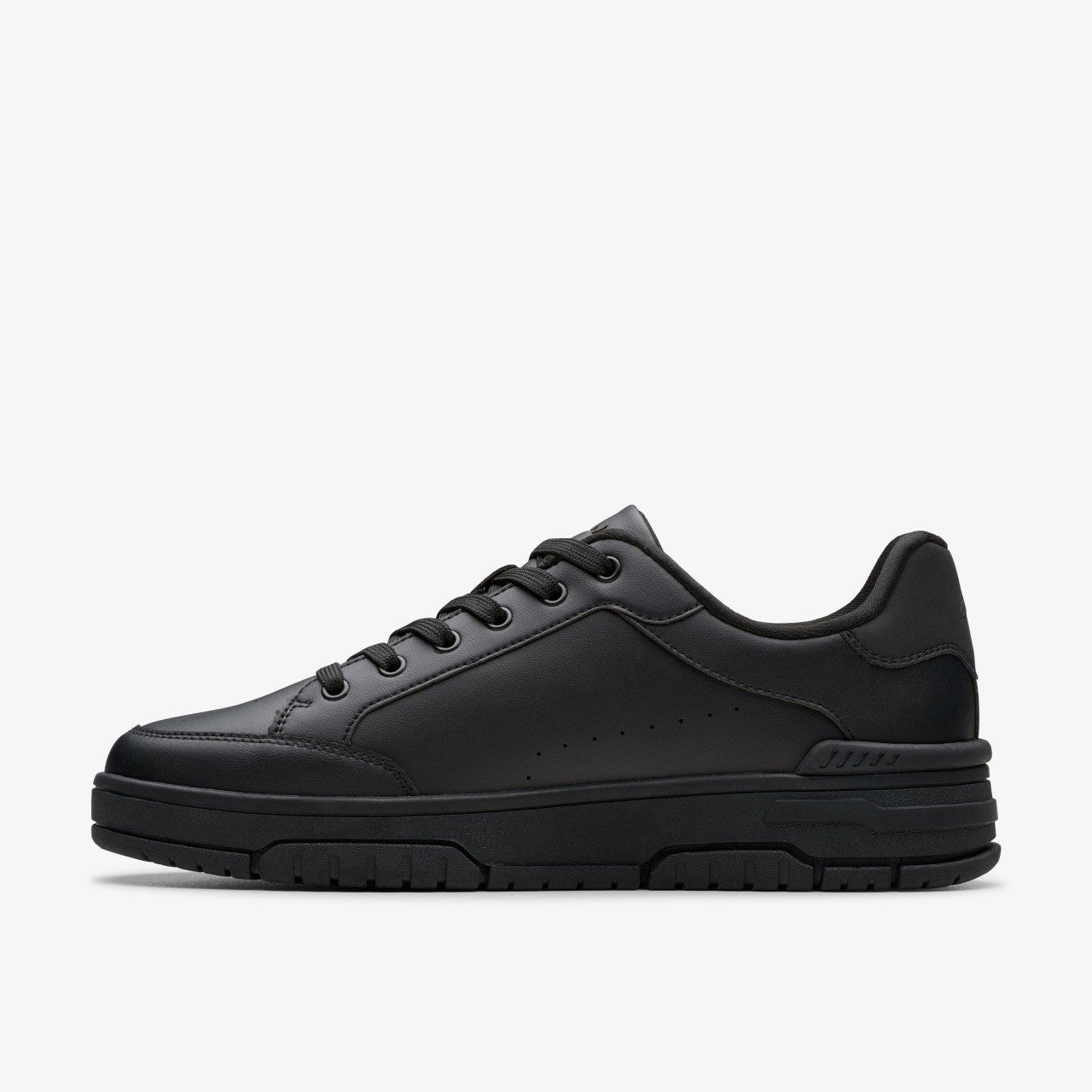 Men Check Lace Black
