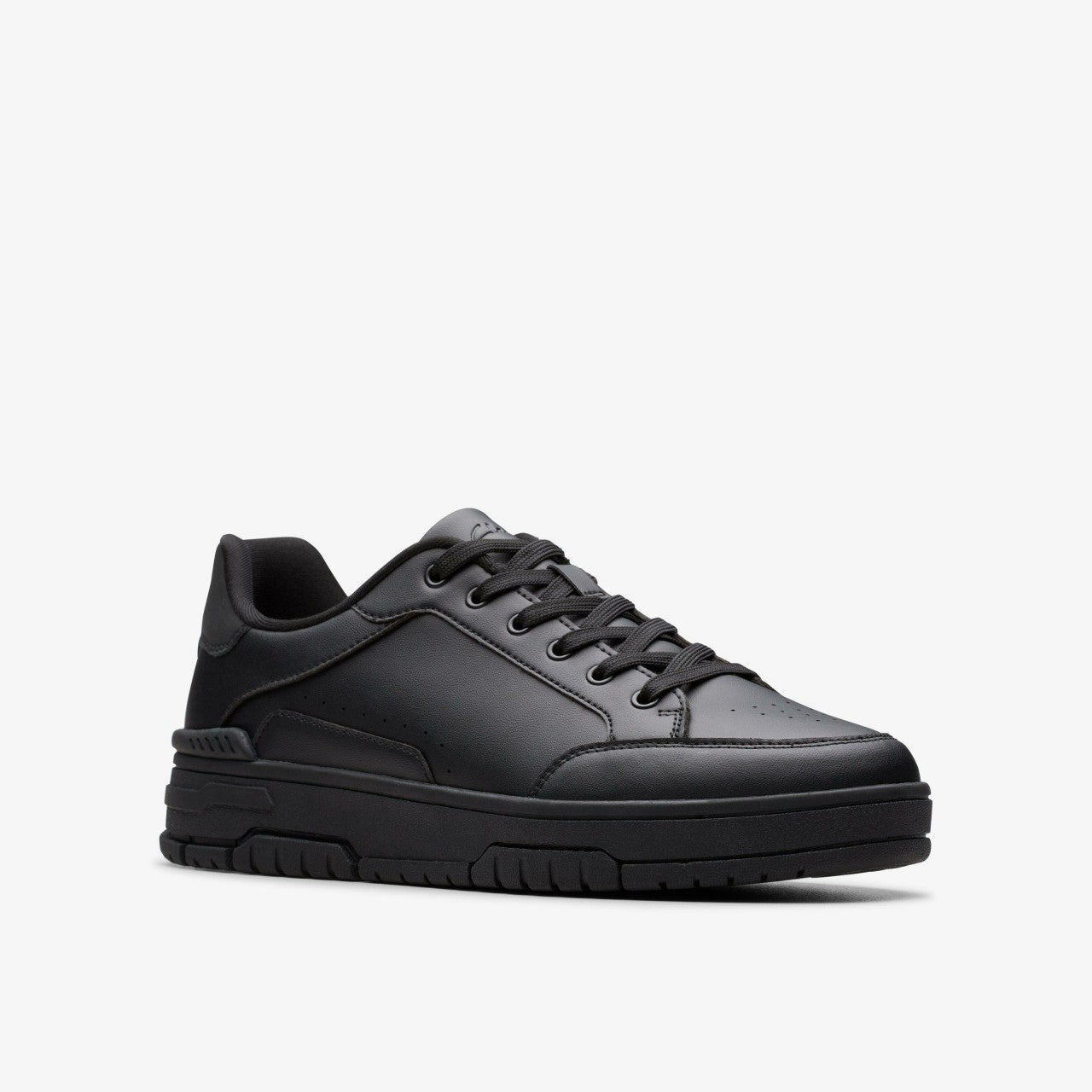 Men Check Lace Black