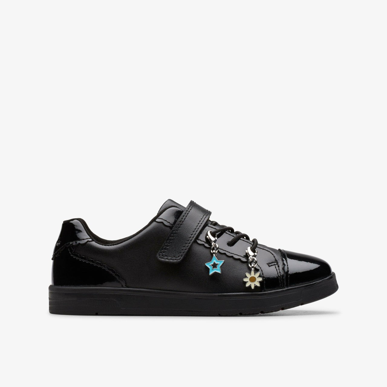 Kids Disco Charm Kid Black Leather