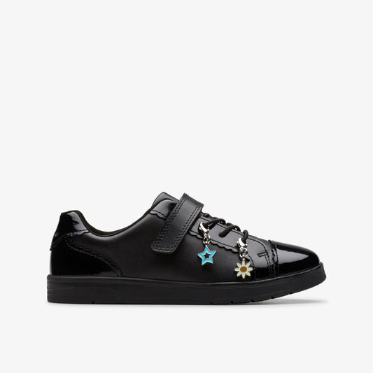 Kids Disco Charm Kid Black Leather