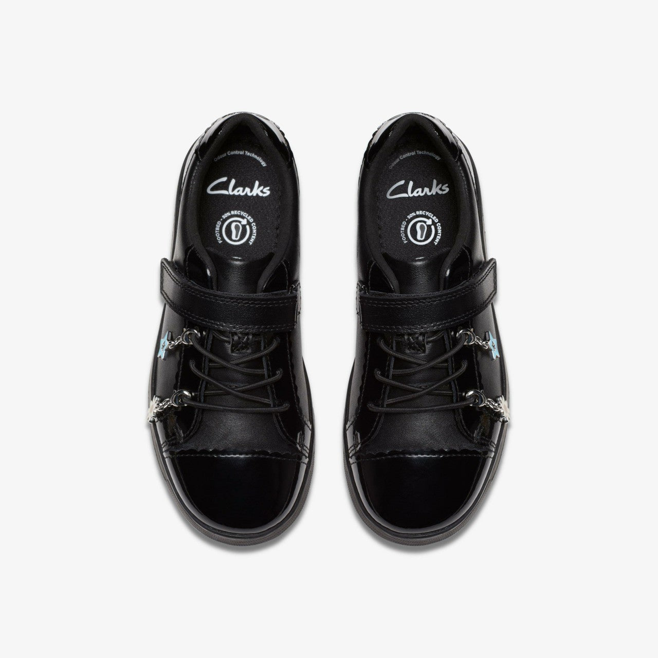Kids Disco Charm Kid Black Leather