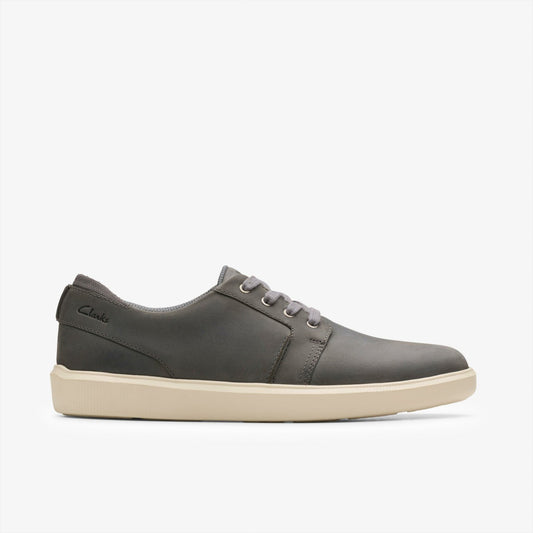 Men Brodin Seam Dark Grey Leather