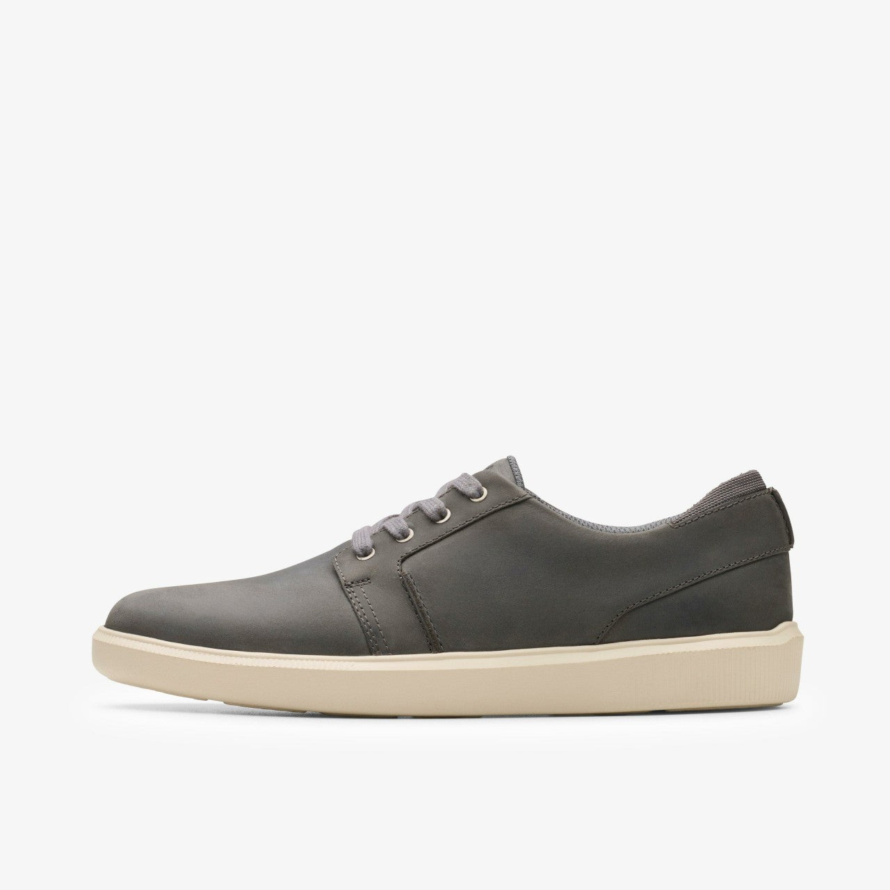 Men Brodin Seam Dark Grey Leather