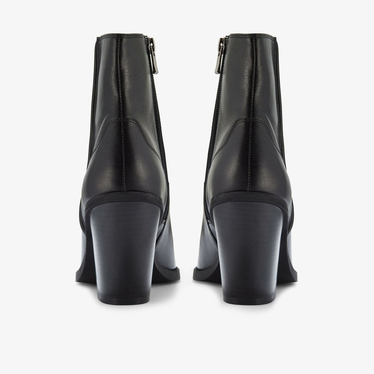 Women Kheda West Black Leather