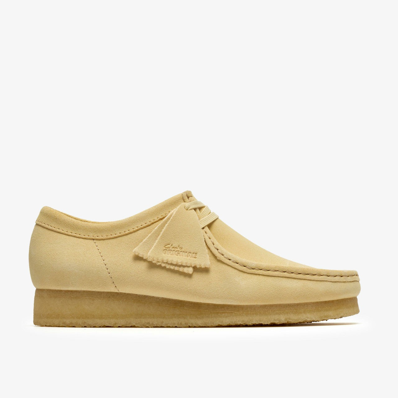 Men Wallabee Pale Yellow Suede