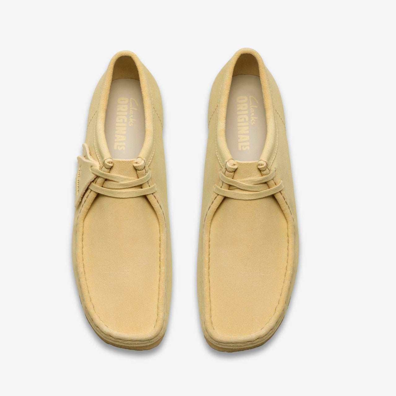 Men Wallabee Pale Yellow Suede