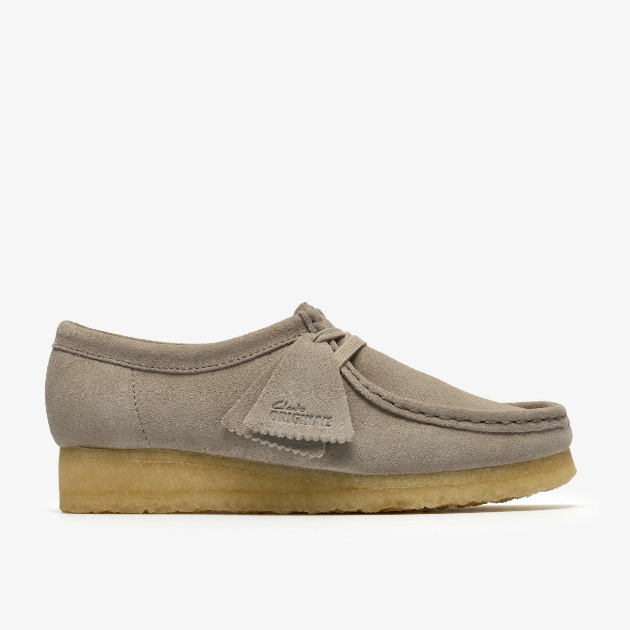 Women Wallabee Pale Grey Suede