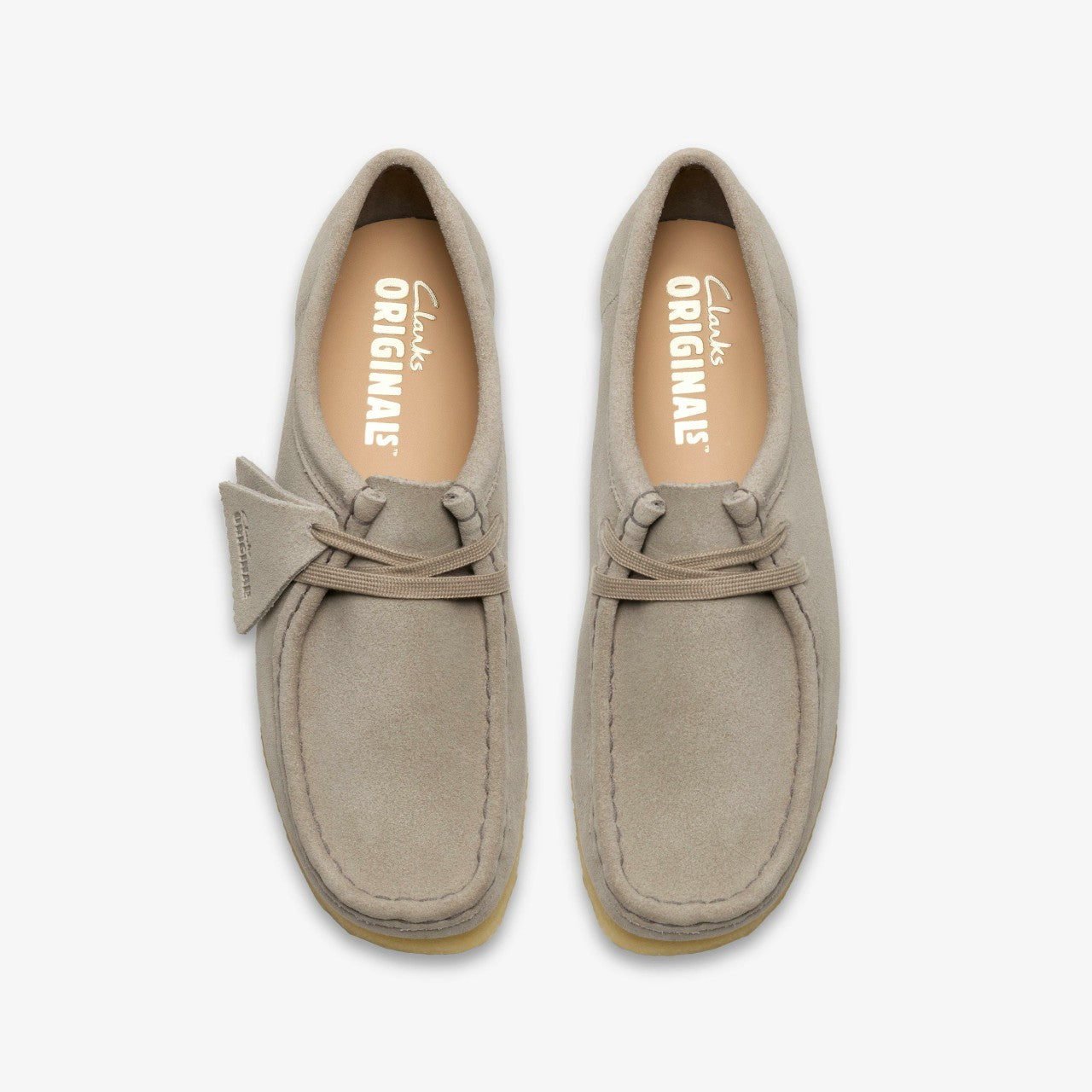 Women Wallabee Pale Grey Suede