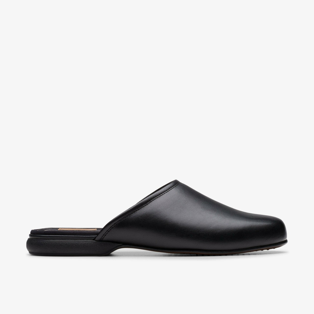 Men Harston Mule Black Leather