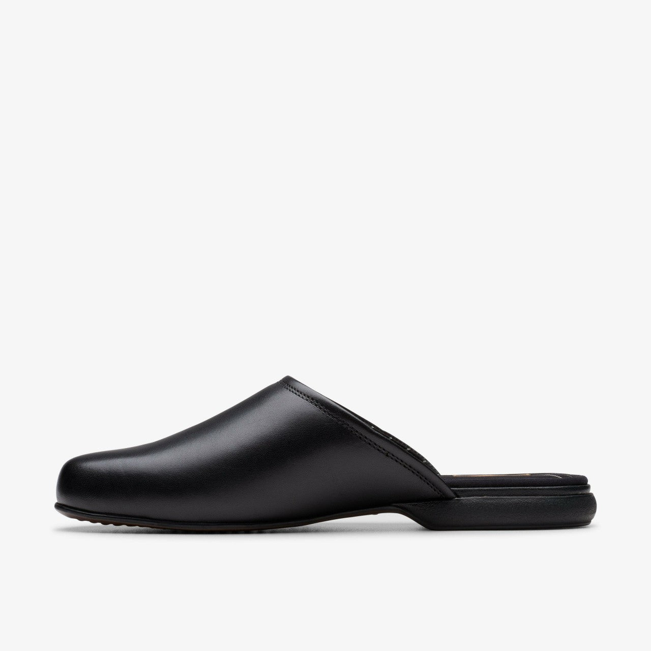 Men Harston Mule Black Leather