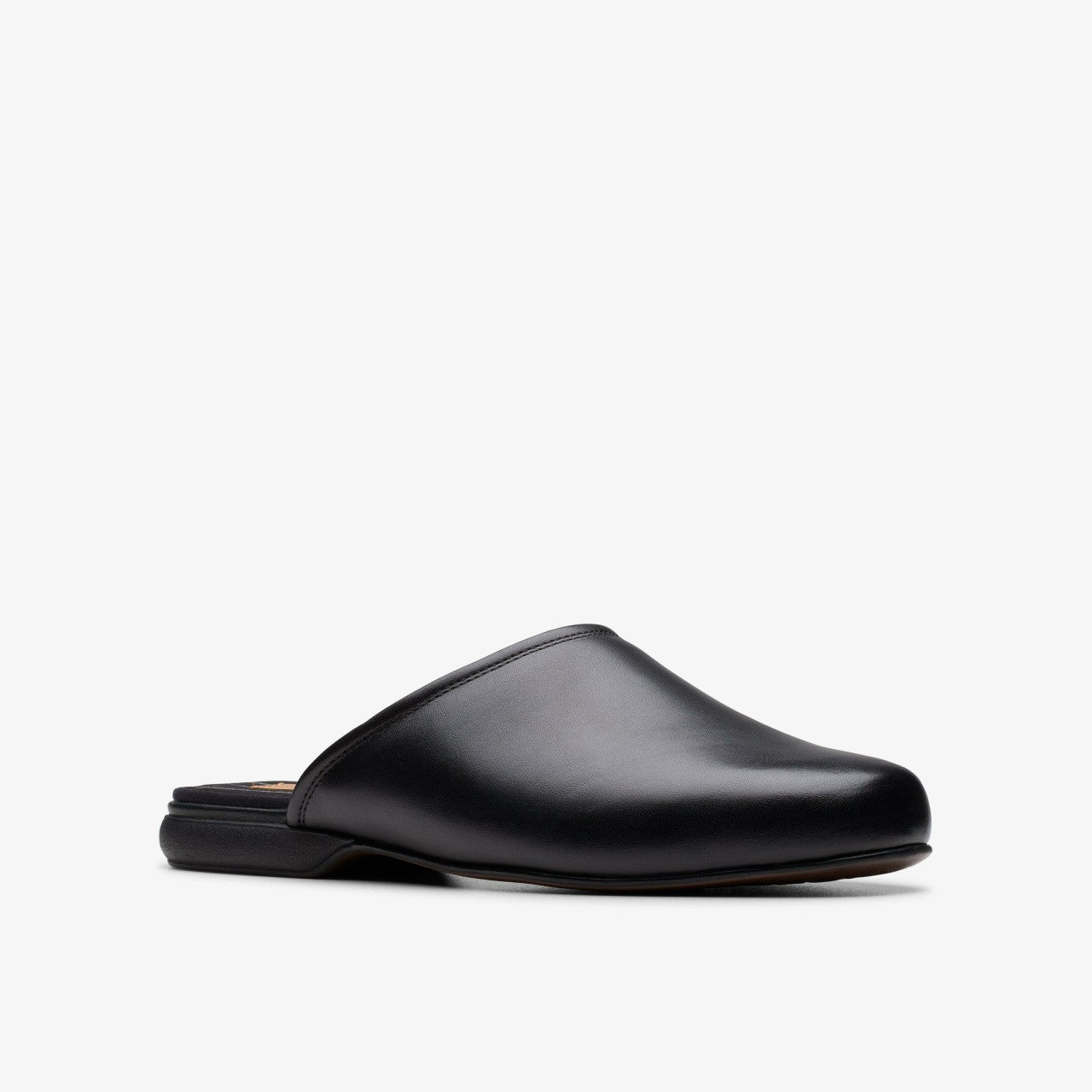 Men Harston Mule Black Leather