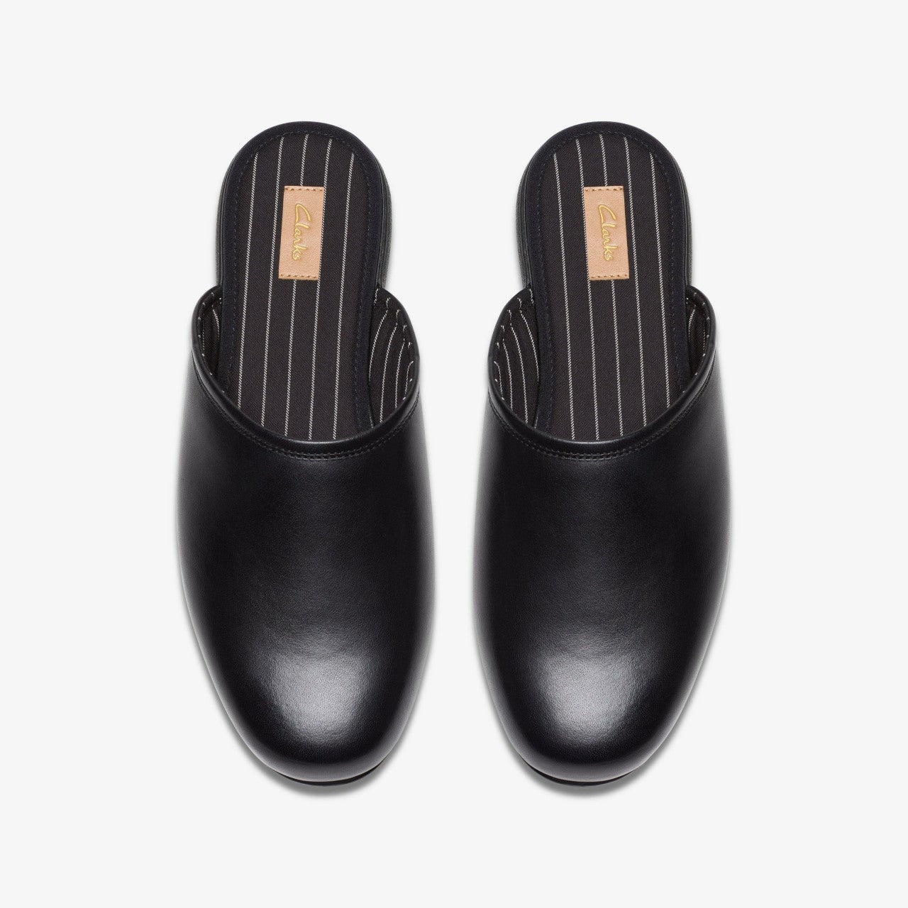 Men Harston Mule Black Leather