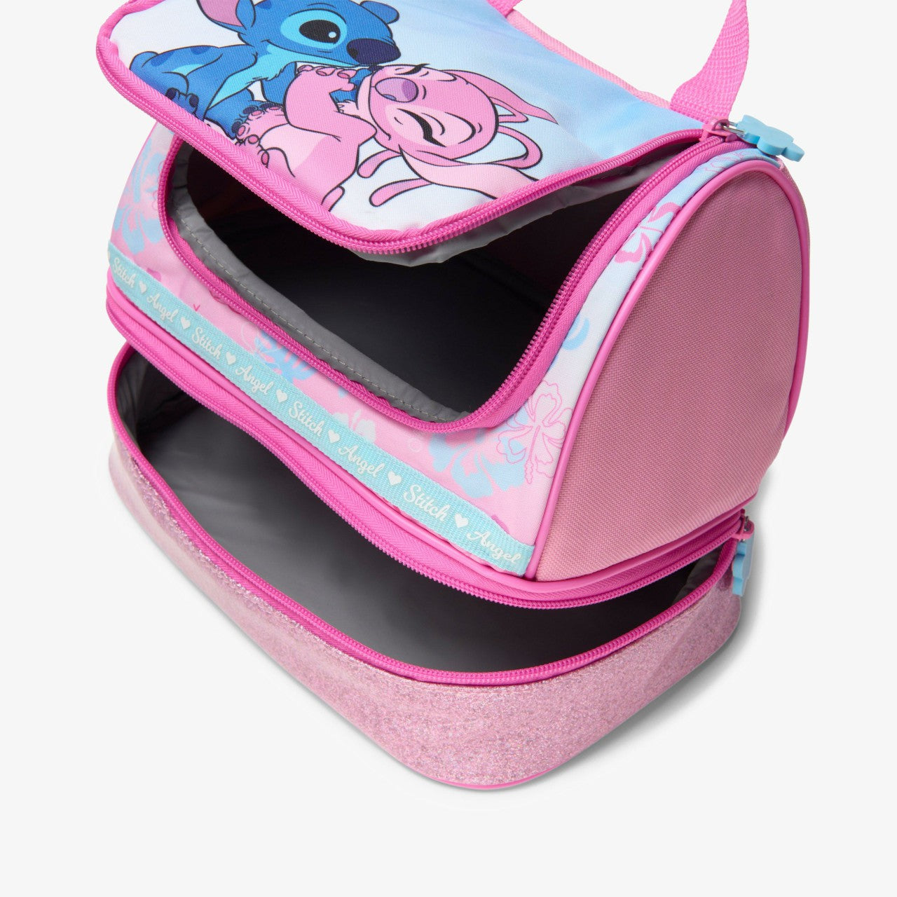 Kids Stitch Lunchbox Pink Combination