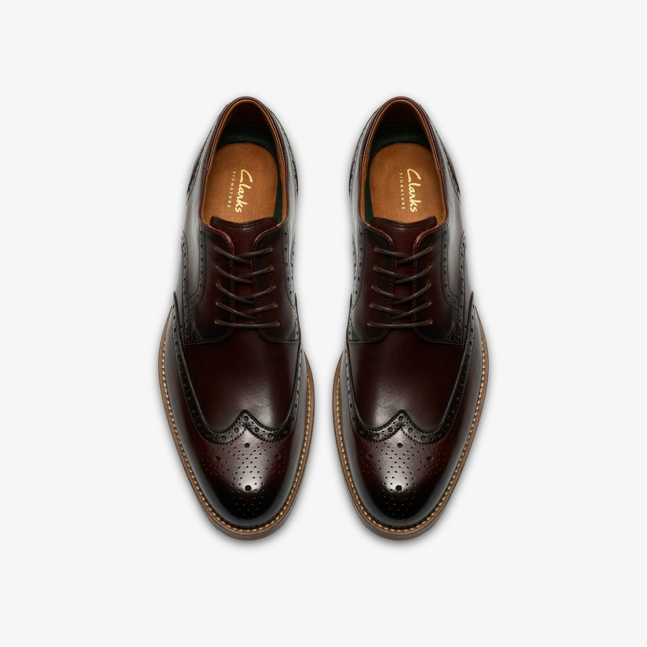 Men Craft Remi Tip Brown Leather