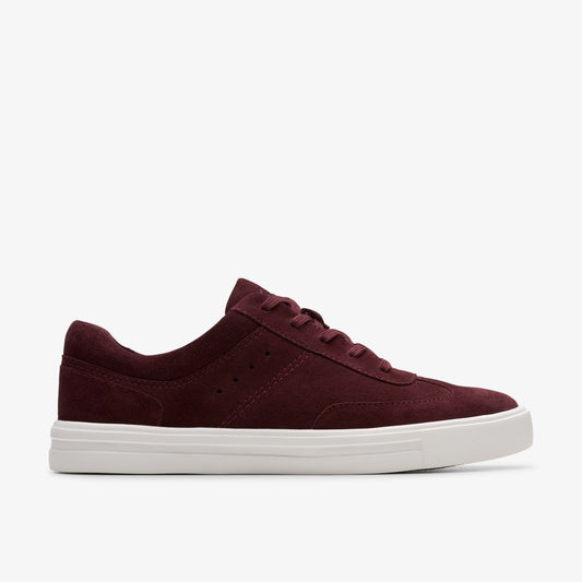 Women Makea Court Burgundy Suede