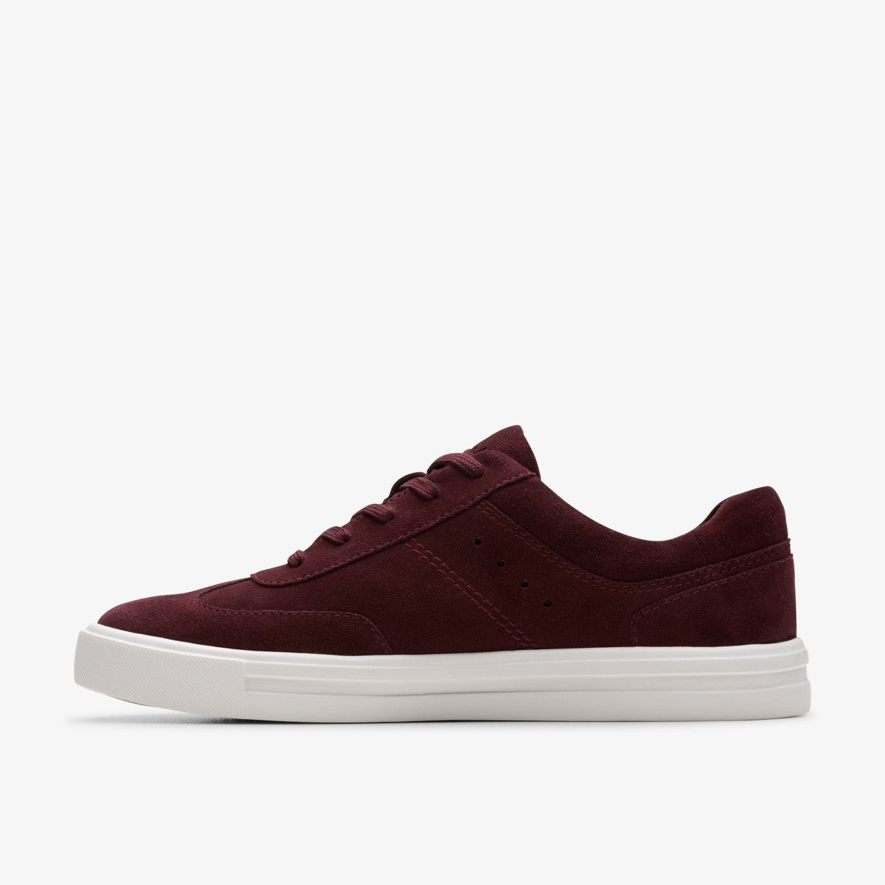 Women Makea Court Burgundy Suede