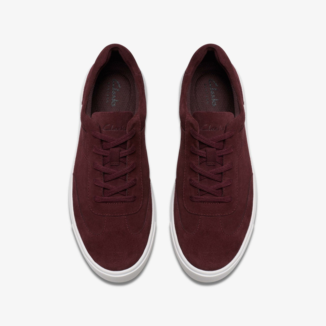 Women Makea Court Burgundy Suede