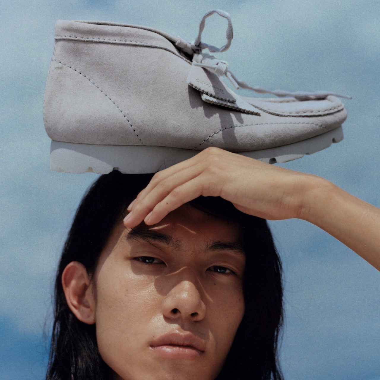Men Wallabee Boot PAF Grey/Blue