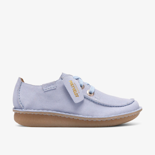 Women Funny Dream Light Blue Suede