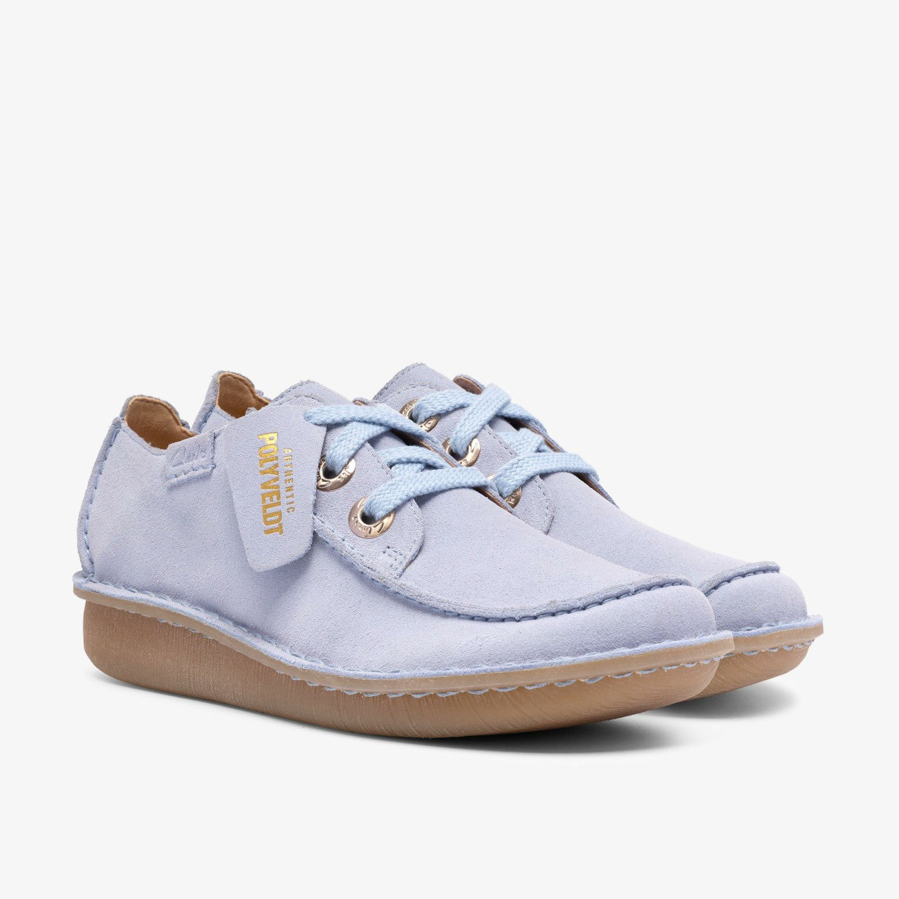 Women Funny Dream Light Blue Suede