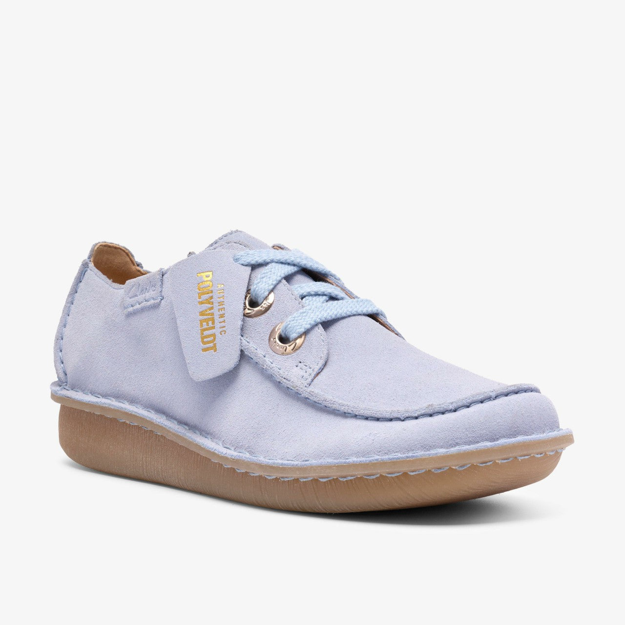 Women Funny Dream Light Blue Suede