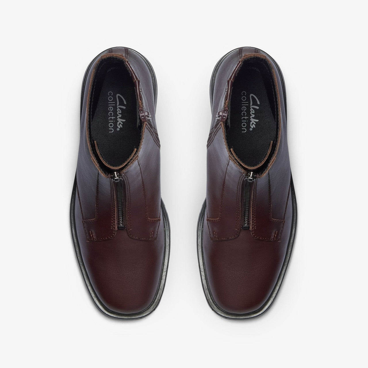 Women Lauryl Zip Merlot Leather