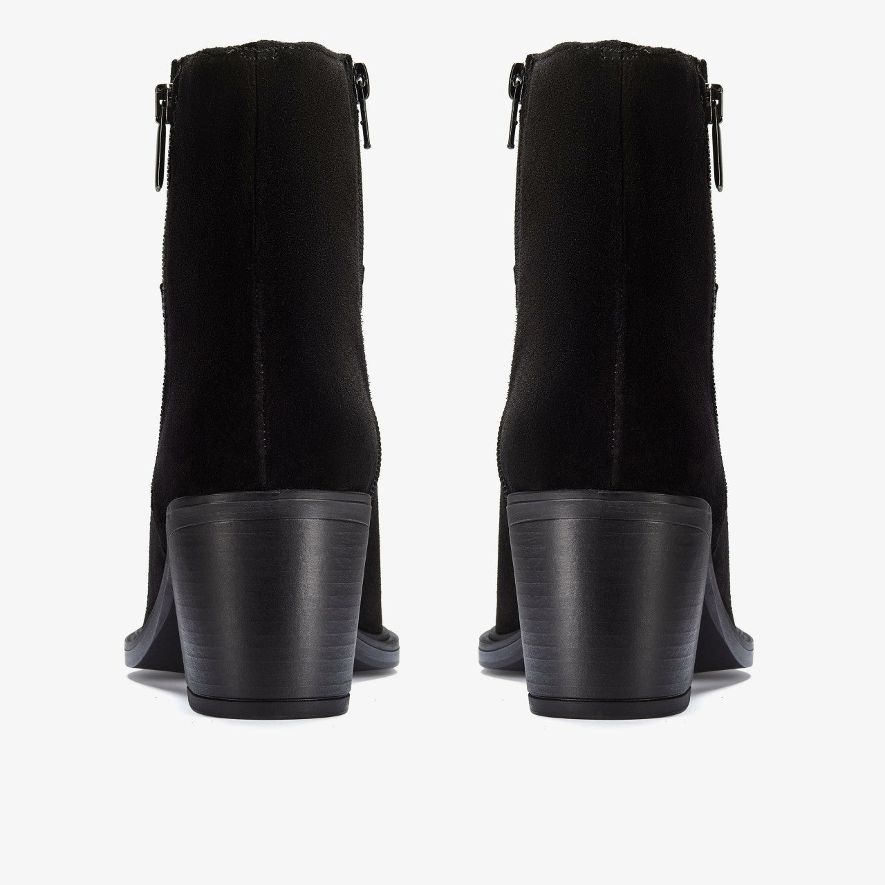 Women Jesse Zip Black Suede